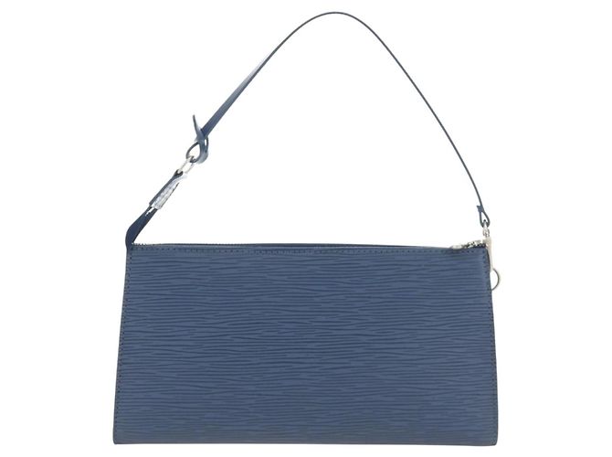 LOUIS VUITTON Epi Pochette Accessoires Pouch Blue M52945 LV - vista 2