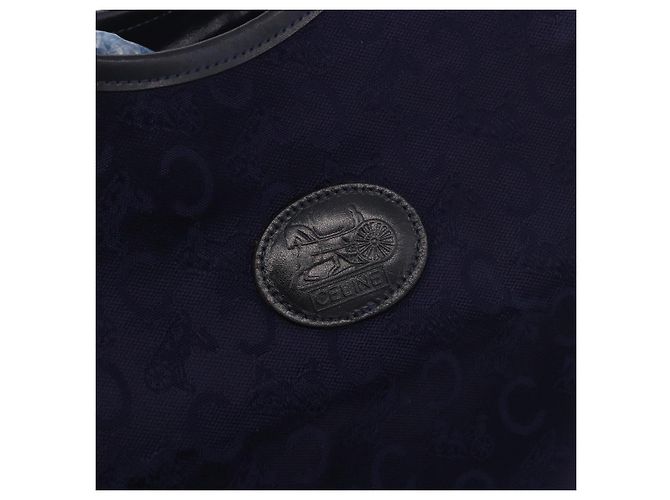 Céline CELINE C Sulky Hand Bag Canvas Navy - vista 17