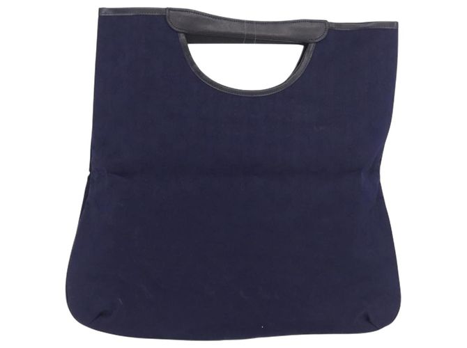 Céline CELINE C Sulky Hand Bag Canvas Navy - vista 2