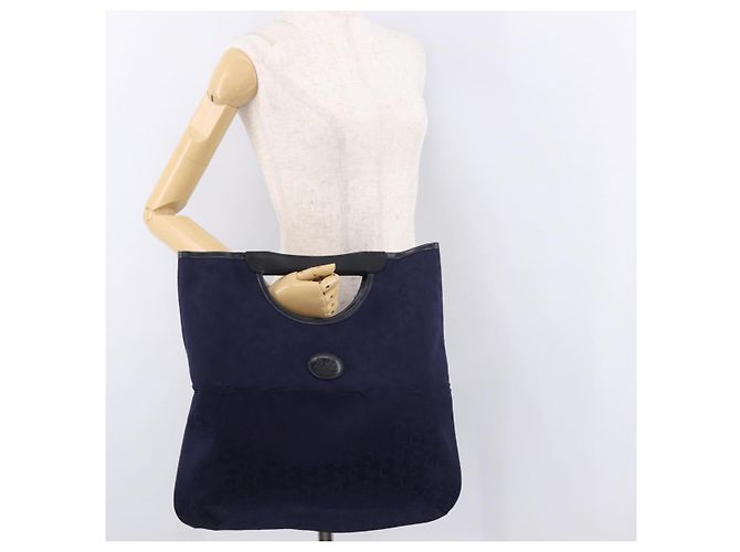 Céline CELINE C Sulky Hand Bag Canvas Navy - vista 20