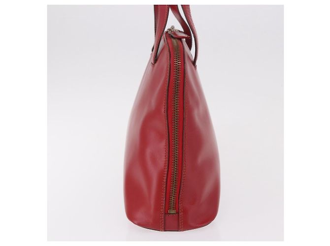 PRADA Hand Bag Leather Red Gold - vista 4