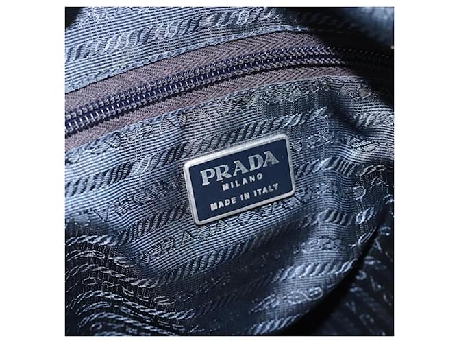 PRADA Shoulder Bag Nylon Blue Silver - vista 20