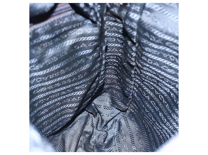 PRADA Shoulder Bag Nylon Blue Silver - vista 21
