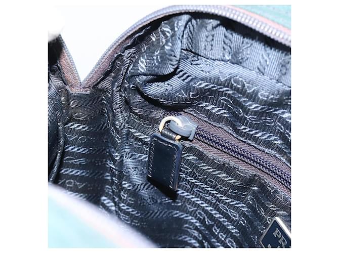 PRADA Shoulder Bag Nylon Blue Silver - vista 23