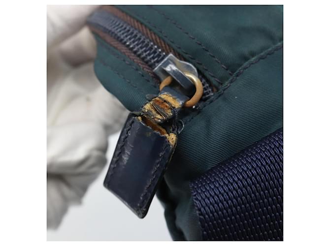 PRADA Shoulder Bag Nylon Blue Silver - vista 9