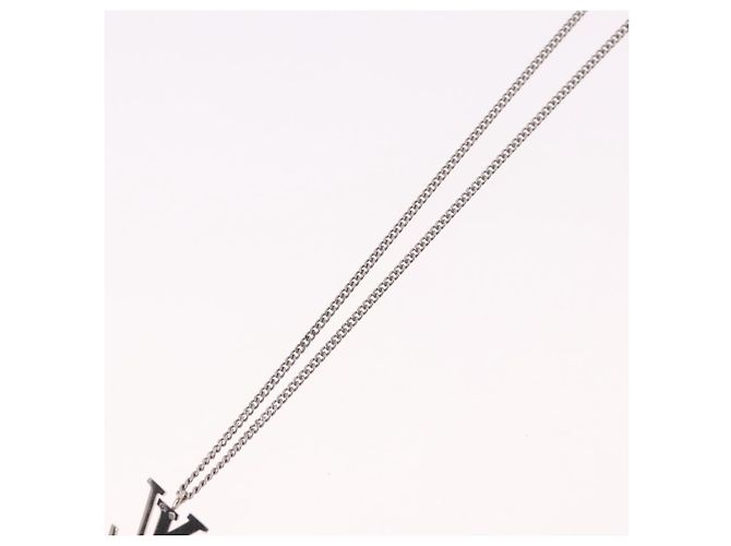 LOUIS VUITTON LV Initials Necklace 18K Gold(750) White Gold - vista 10