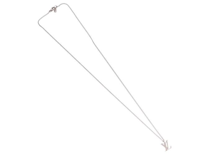 LOUIS VUITTON LV Initials Necklace 18K Gold(750) White Gold - vista 2