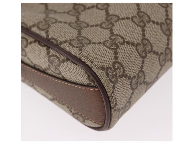 GUCCI GG Supreme Web Sherry Line Bag PVC Beige Gold 89 02 018 - vista 10