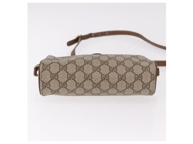 GUCCI GG Supreme Web Sherry Line Bag PVC Beige Gold 89 02 018 - vista 9