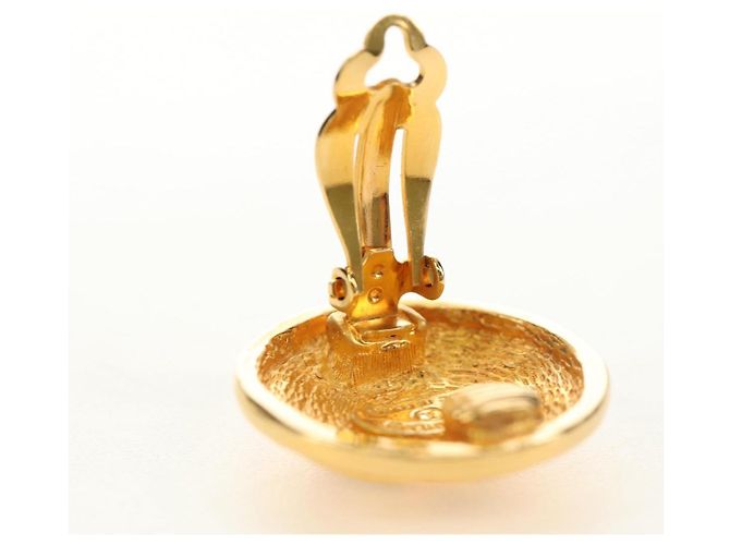 CHANEL Earring metal Gold Tone CC - vista 10