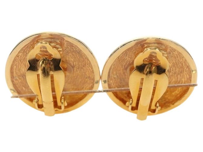 CHANEL Earring metal Gold Tone CC - vista 3