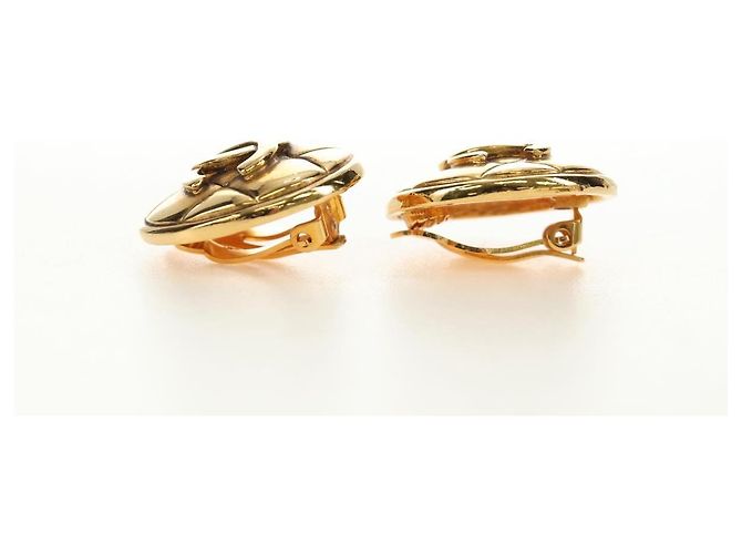 CHANEL Earring metal Gold Tone CC - vista 5