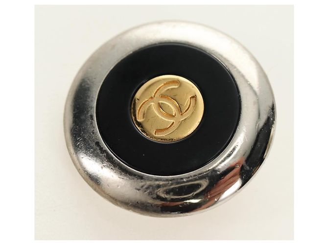 CHANEL COCO Mark Earring metal Silver tone CC - vista 4