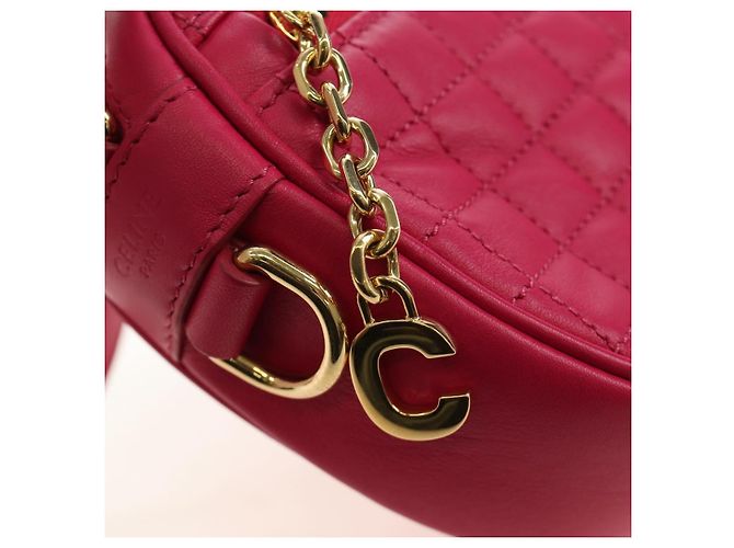 Céline CELINE Shoulder Bag Leather Pink Gold - vista 17