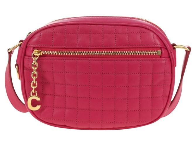 Céline CELINE Shoulder Bag Leather Pink Gold - vista 2