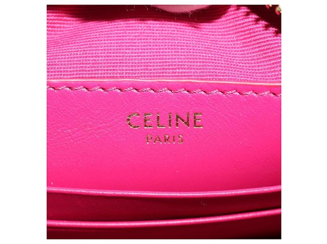 Céline CELINE Shoulder Bag Leather Pink Gold - vista 20