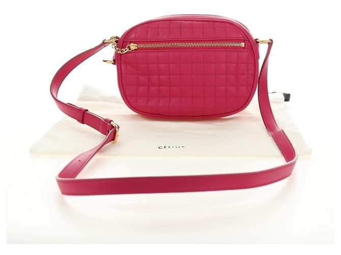 Céline CELINE Shoulder Bag Leather Pink Gold - vista 27