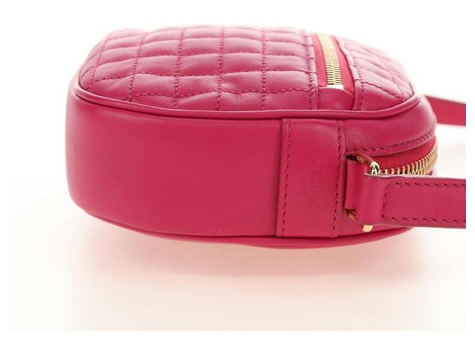 Céline CELINE Shoulder Bag Leather Pink Gold - vista 5