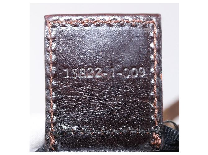 FENDI Zucca Canvas Hand Bag Black Brown - vista 19
