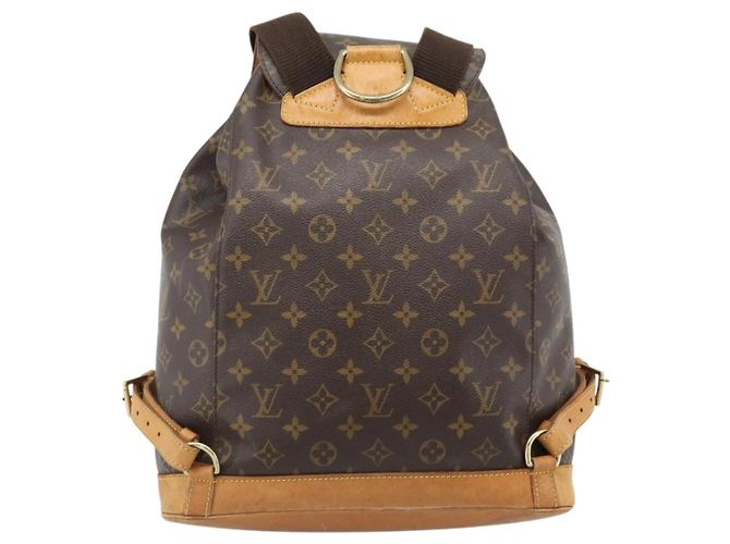 LOUIS VUITTON Monogram Montsouris GM Backpack M51135 LV - vista 3