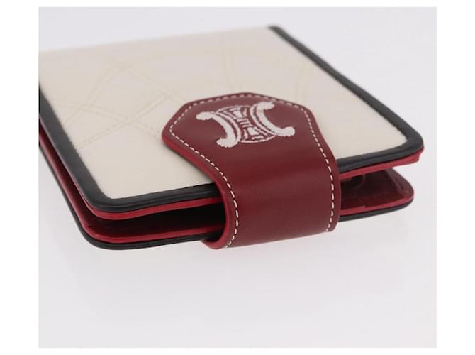 Céline CELINE Compact Wallet Leather White Silver - vista 7