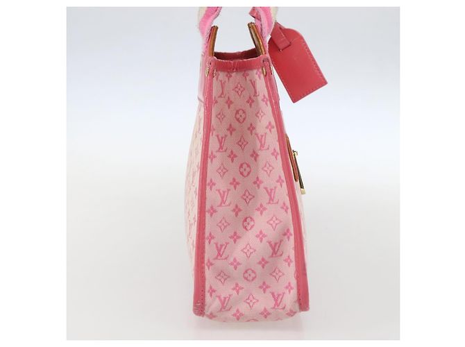 LOUIS VUITTON Monogram Mini Suck Catlin Hand Bag Pink Gold M92930 LV - vista 3