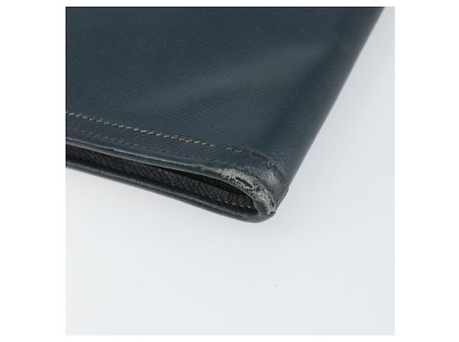 Hermès HERMES Clutch Bag Leather Navy - vista 16