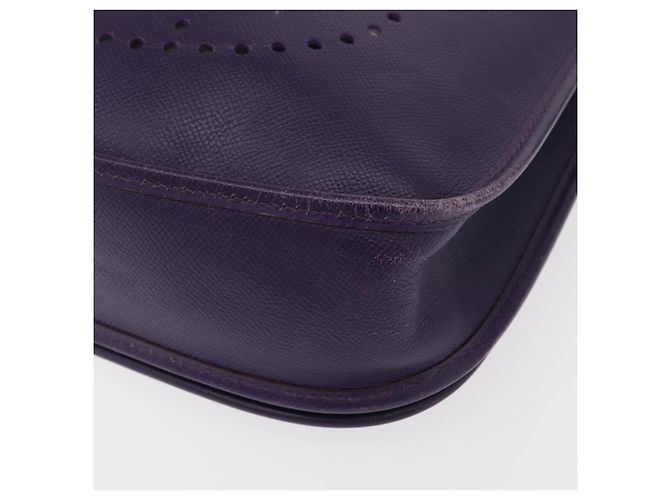 Hermès HERMES Evelyn 3 Shoulder Bag Leather Purple Silver - vista 14