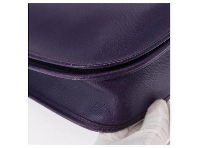 Hermès HERMES Evelyn 3 Shoulder Bag Leather Purple Silver - vista 15