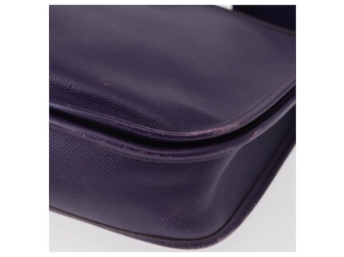 Hermès HERMES Evelyn 3 Shoulder Bag Leather Purple Silver - vista 16