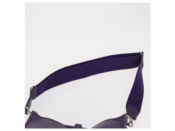 Hermès HERMES Evelyn 3 Shoulder Bag Leather Purple Silver - vista 8