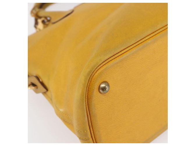 Hermès HERMES Bolide 31 Bolsa de mão em couro 2way Yellow Gold - vista 16