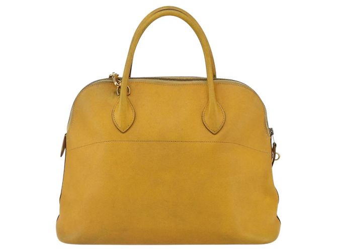 Hermès HERMES Bolide 31 Bolsa de mão em couro 2way Yellow Gold - vista 2