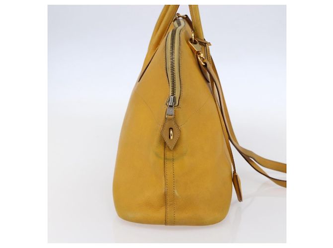 Hermès HERMES Bolide 31 Bolsa de mão em couro 2way Yellow Gold - vista 3