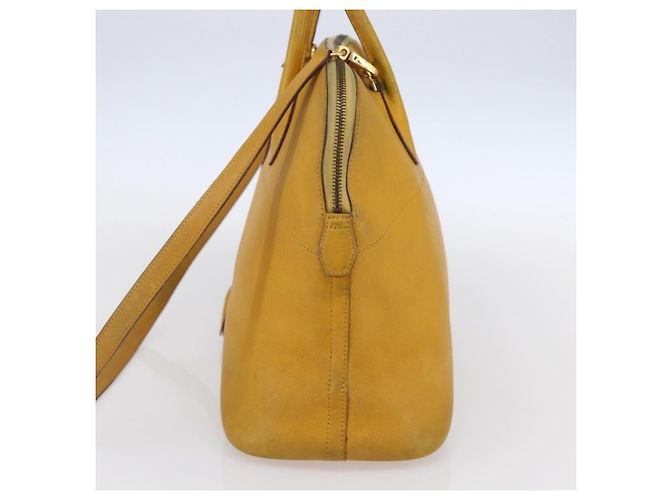 Hermès HERMES Bolide 31 Bolsa de mão em couro 2way Yellow Gold - vista 4