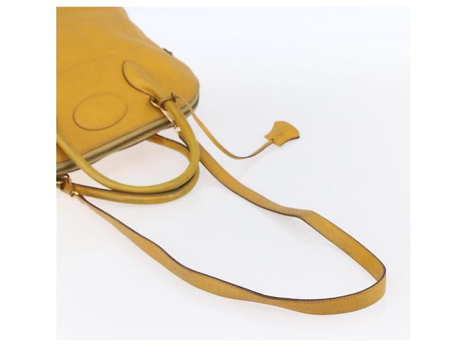 Hermès HERMES Bolide 31 Bolsa de mão em couro 2way Yellow Gold - vista 9