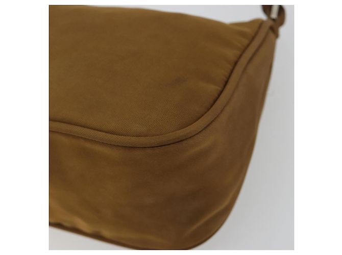 PRADA Accessory Pouch Nylon Brown Silver - vista 10