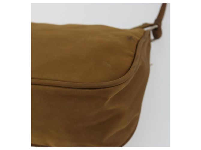 PRADA Accessory Pouch Nylon Brown Silver - vista 12