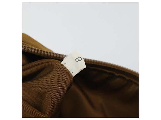 PRADA Accessory Pouch Nylon Brown Silver - vista 20