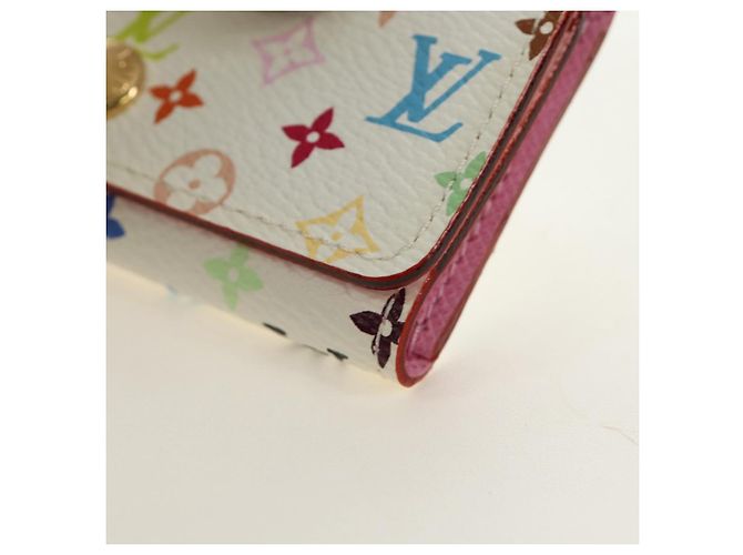 LOUIS VUITTON Monogram Multicolor Multicles 4 Key Case White M93731 - vista 14