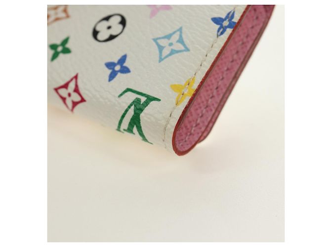LOUIS VUITTON Monogram Multicolor Multicles 4 Key Case White M93731 - vista 16