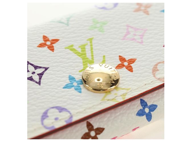 LOUIS VUITTON Monogram Multicolor Multicles 4 Key Case White M93731 - vista 17