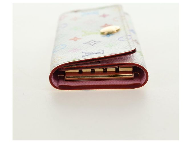 LOUIS VUITTON Monogram Multicolor Multicles 4 Key Case White M93731 - vista 3