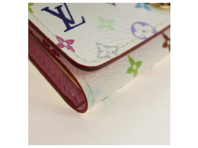 LOUIS VUITTON Monogram Multicolor Multicles 4 Key Case White M93731 - vista 7
