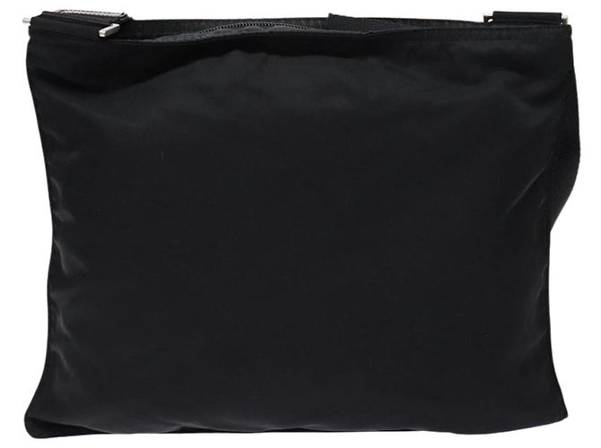 PRADA Schultertasche Nylon Black Silver - Ansicht 2