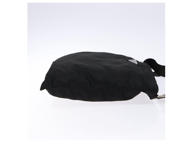 PRADA Schultertasche Nylon Black Silver - Ansicht 3
