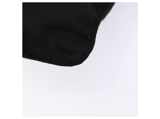PRADA Schultertasche Nylon Black Silver - Ansicht 8