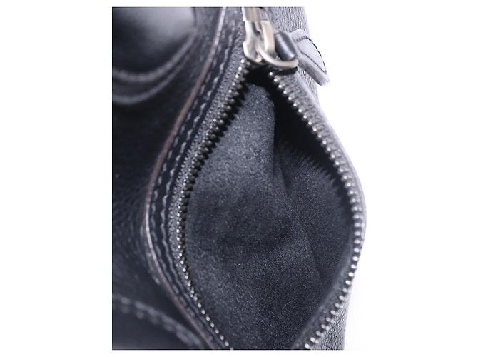 Céline CELINE Luggage Micro Shopper Hand Bag Leather Black Silver - vista 25