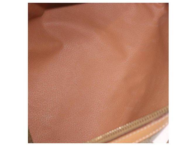 Céline CELINE Macadam Canvas Boston Bag PVC Beige Gold - vista 10