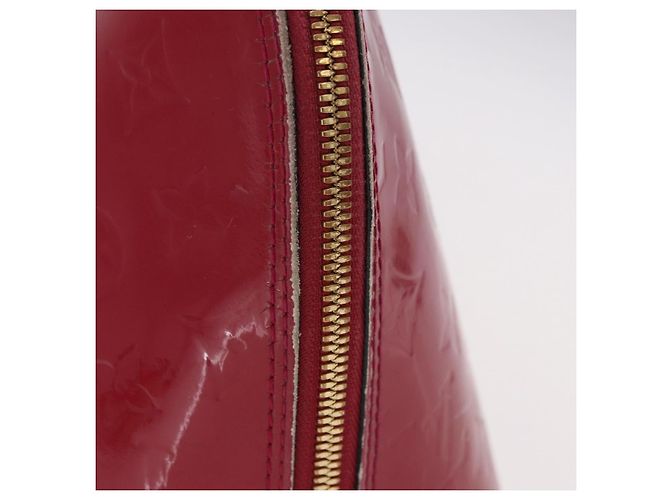 LOUIS VUITTON Monogram Vernis Alma PM Bolsa de Mão Rose Andian M91770 - vista 15